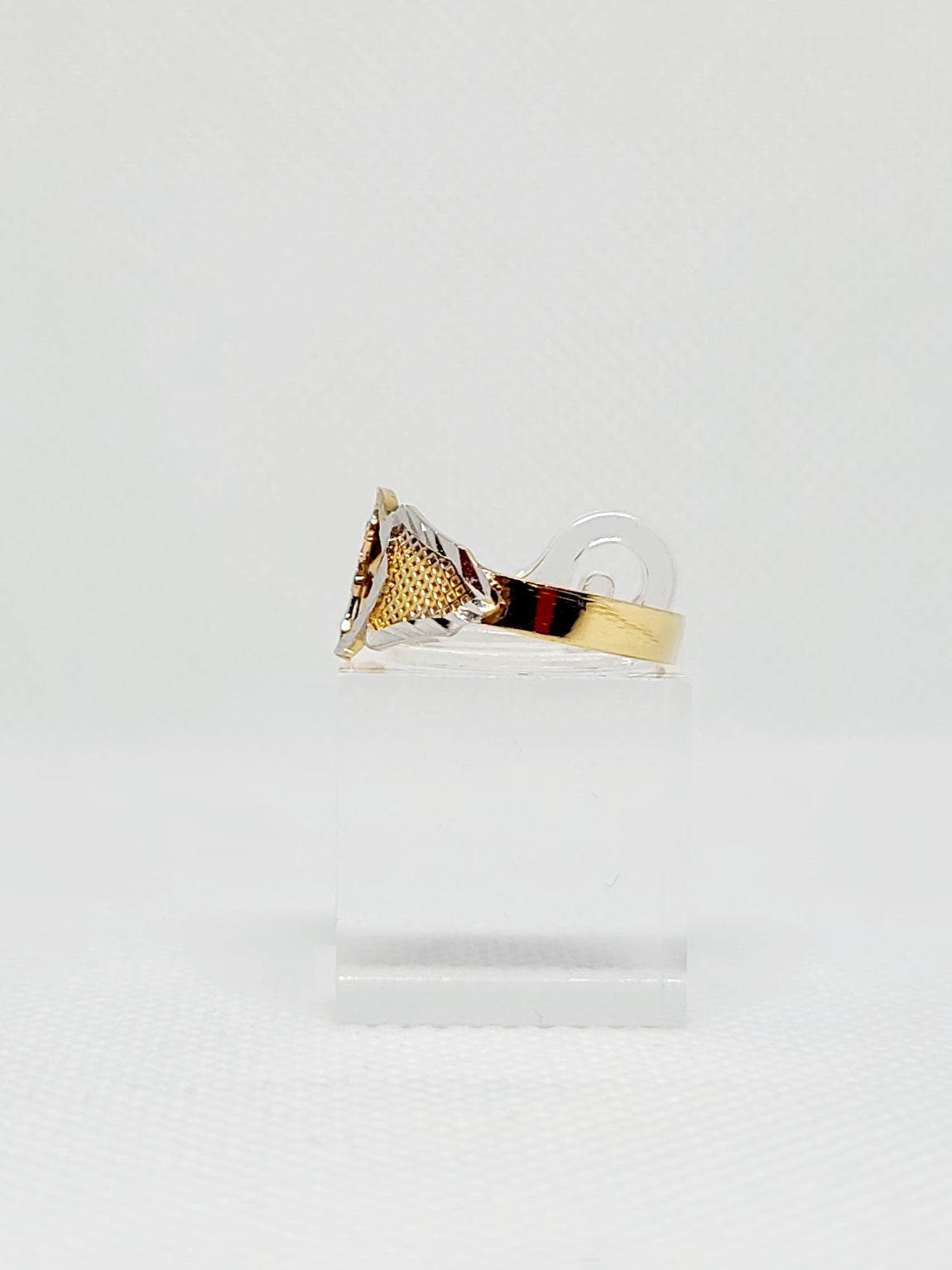 Anillo Mujer Rosa 14k