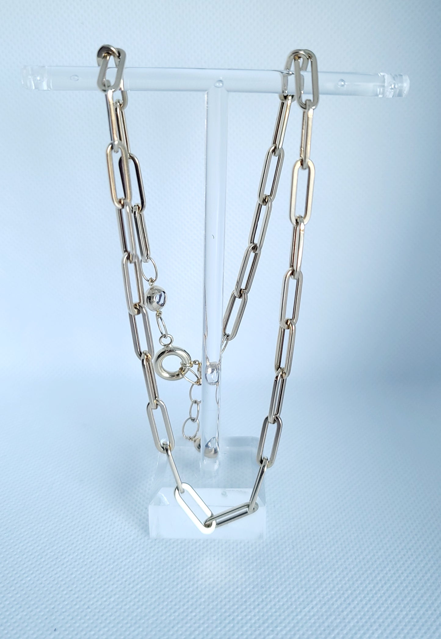 14k Paperclip Chain 6mm