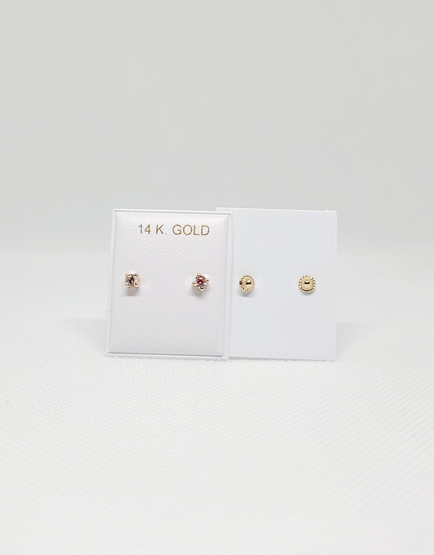 14k Gold Stud Earrings