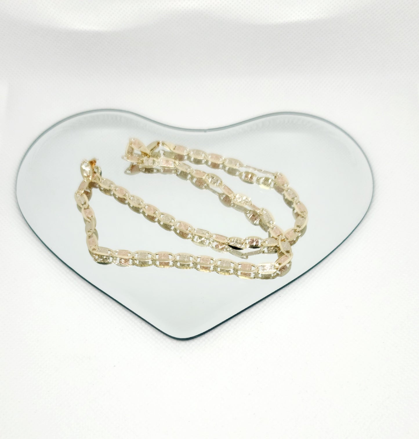 14k Valentino 3-Tone Chain